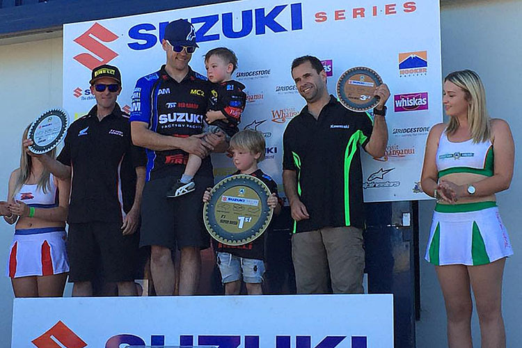 Nach dem Gesamtsieg der «Suzuki Series Championship»2014 gab es heuer Platz 3 für Saiger