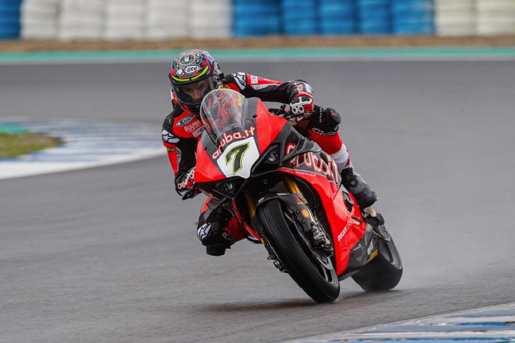 Chaz Davies beim Jerez-Test