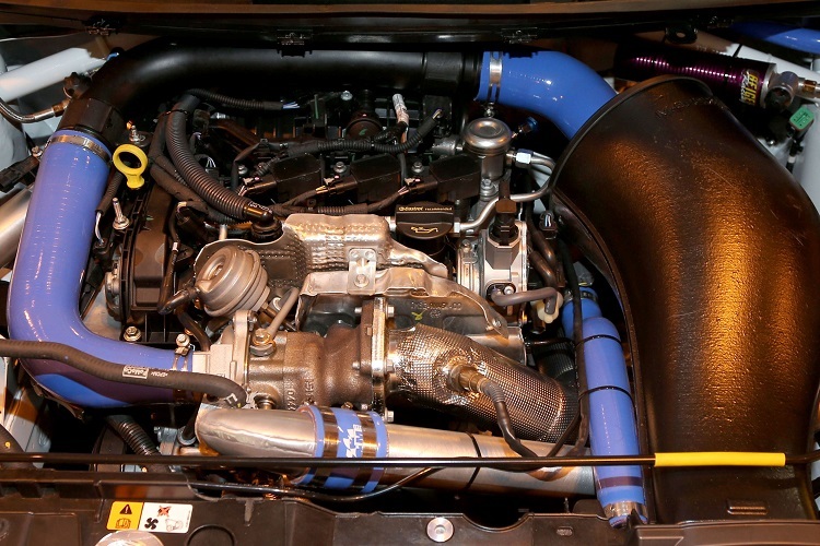 Der Motor des neuen Ford Fiesta R2