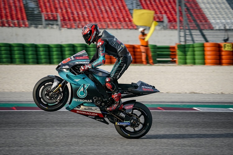 Fabio Quartararo fühlt sich in Misano sichtlich wohl