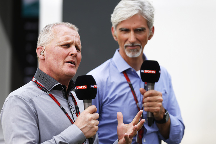 Johnny Herbert und Damon Hill