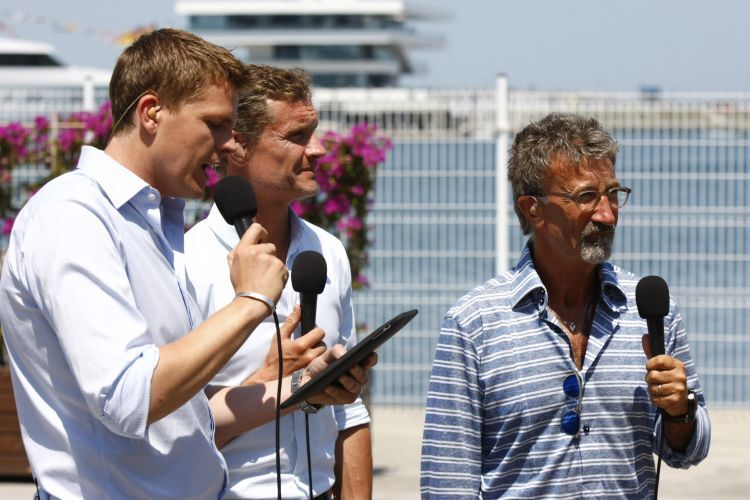 Eddie Jordan (rechts) hat immer eine Meinung