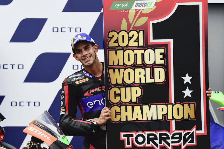 Jordi Torres holt sich seinen zweiten MotoE-Weltcup-Titel