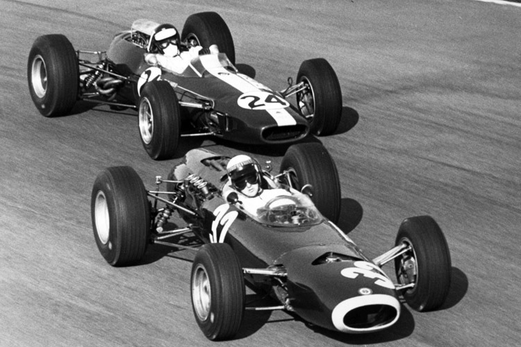 In der «schottischen Botschaft» zuhause: Jim Clark und Jackie Stewart