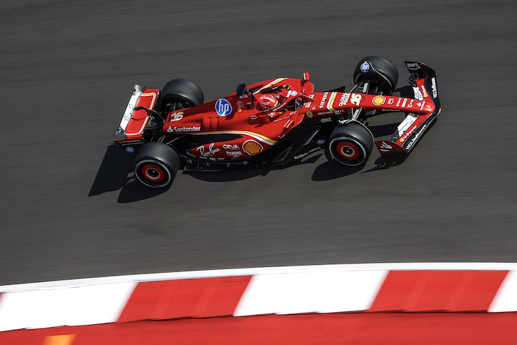 Charles Leclerc in Texas