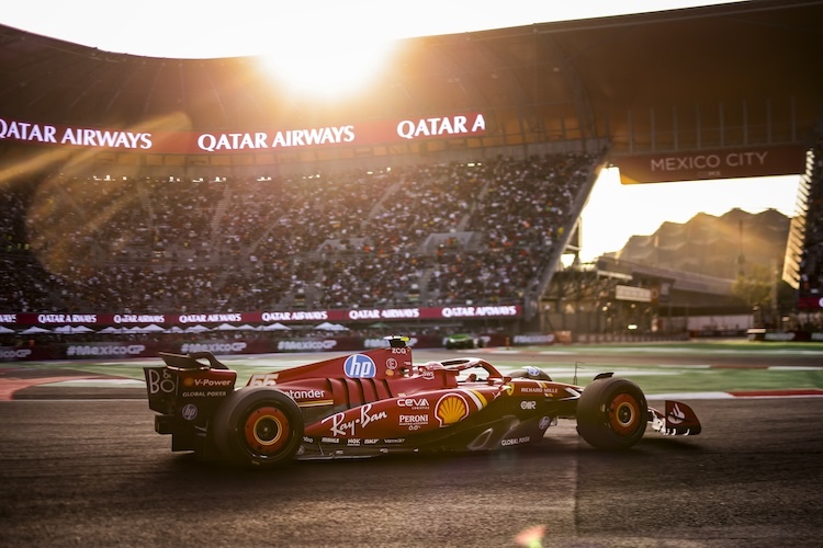 Carlos Sainz in Mexiko