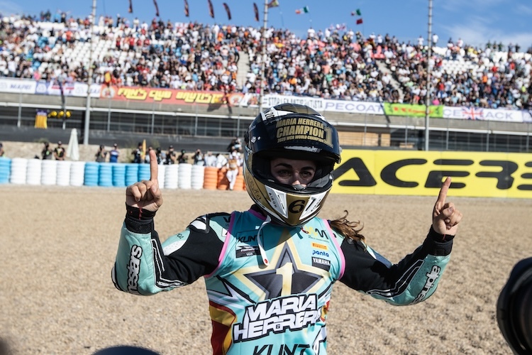 Maria Herrera stellte im finalen Rennen den Titel sicher