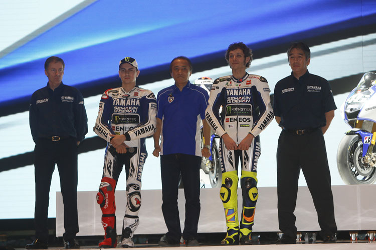 Das Yamaha-Werksteam wurde in Jakarta präsentiert