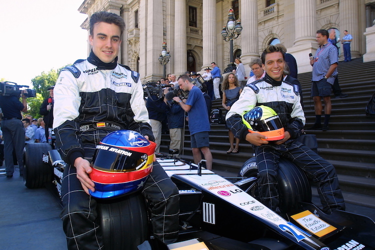 Fernando Alonso 2001 in Melbourne