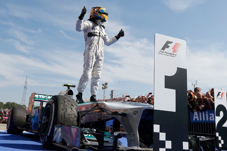 Lewis Hamilton ist in Ungarn die Nummer 1
