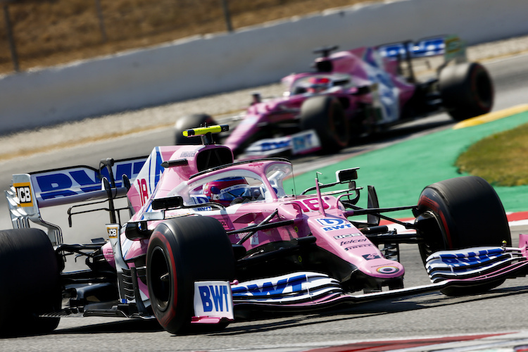 Lance Stroll und Sergio Pérez