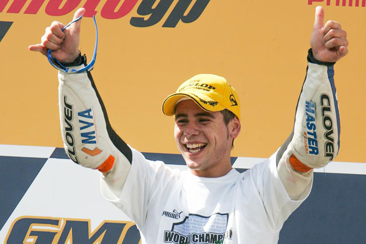Álvaro Bautista feierte 2006 den 125-ccm-Titel