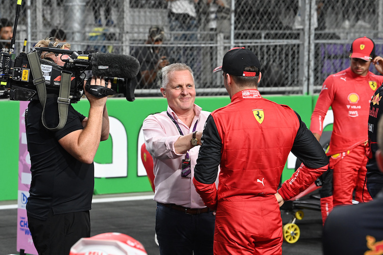 Johnny Herbert und Charles Leclerc