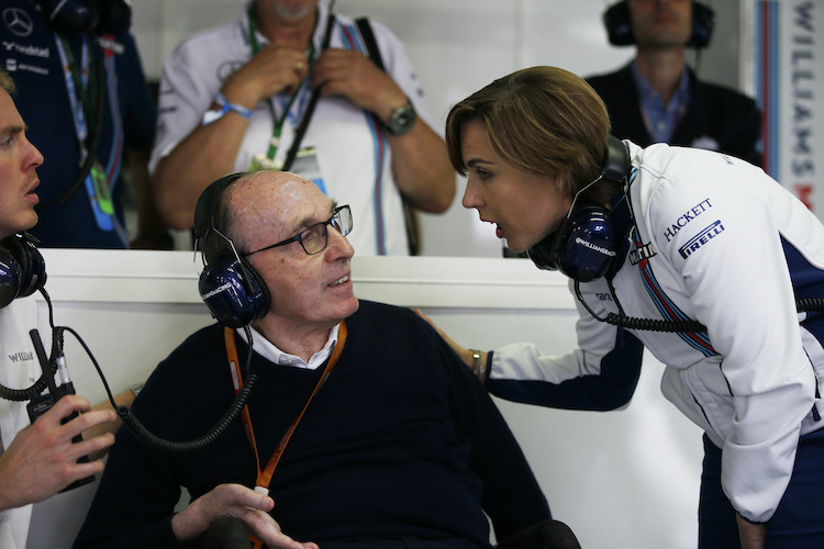 Frank Williams und seine Tochter Claire