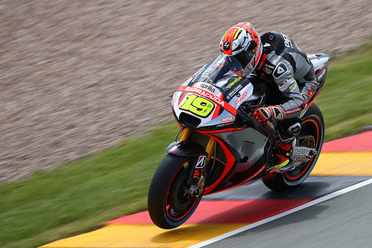 Aprilia-Ass Alvaro Bautista auf dem Sachsenring