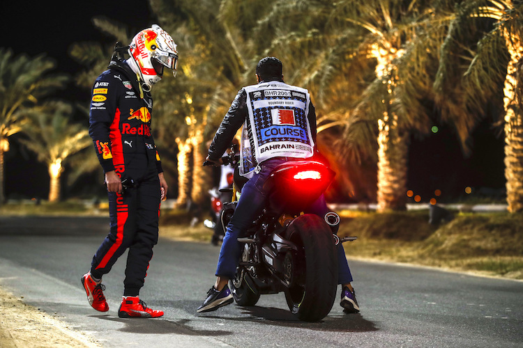 Max Verstappen in Bahrain