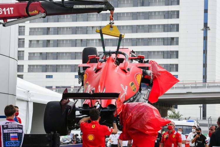 Das Auto von Sebastian Vettel