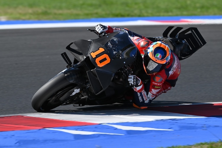 Luca Marini testete verschiedene Aeropakete