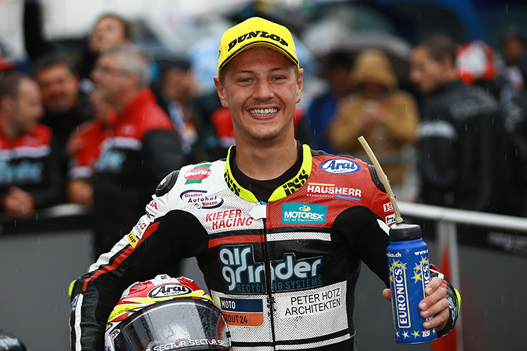 Moto2-WM-Pilot Dominique Aegerter