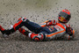 Marc Márquez bei einem sehr zahllosen Stürze