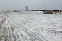 Schneeverwehungen beeinträchtigen die Saisonvorbereitung in Drehna