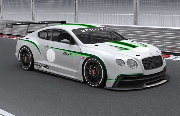 Die Studie des den Bentley Continental GT3 