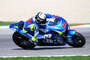 Randy de Puniet während Testfahrten in Misano