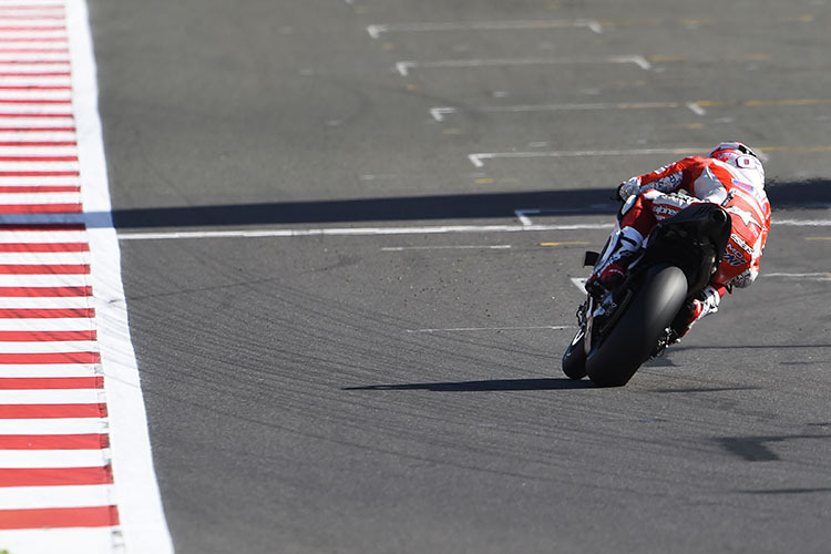 Andrea Dovizioso auf der GP15 in Silverstone