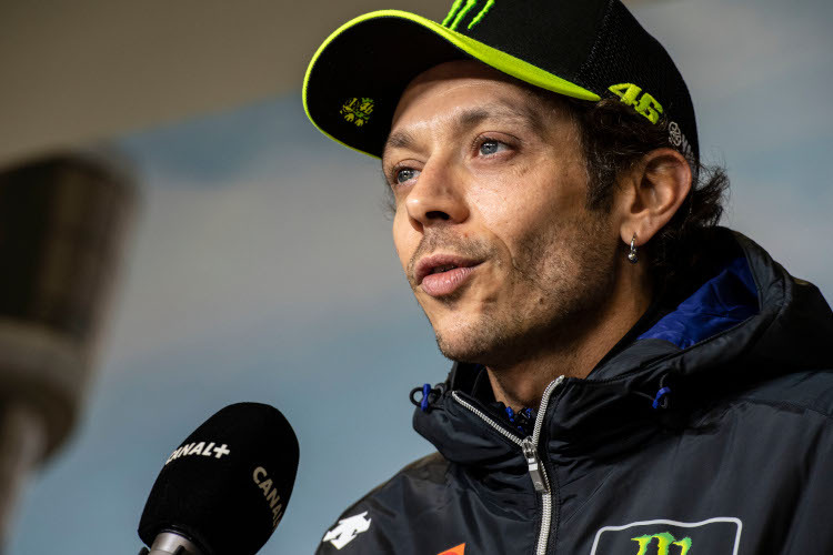 Valentino Rossi kommt optimistisch nach Le Mans