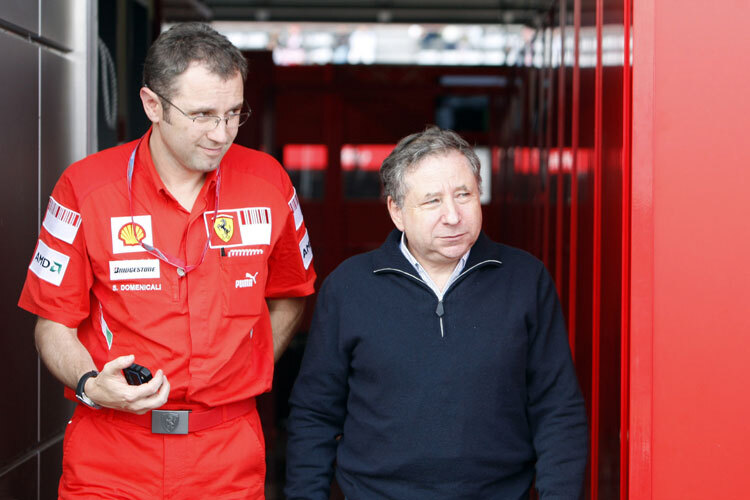 Jean Todt macht Stefano Domenicali Mut