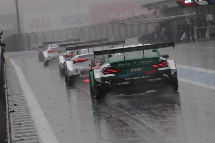 Im Regen hielt die DTM gut mit