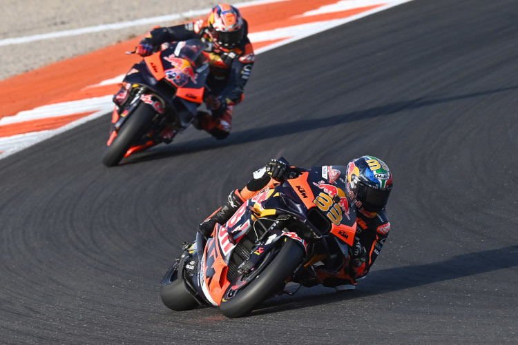 Brad Binder und Jack Miller ließen KTM-Fans zwischenzeitlich auf einen Doppelsieg hoffen