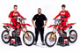 Jeremy Sydow, Teammanager Justin Amian und Simon Längenfelder