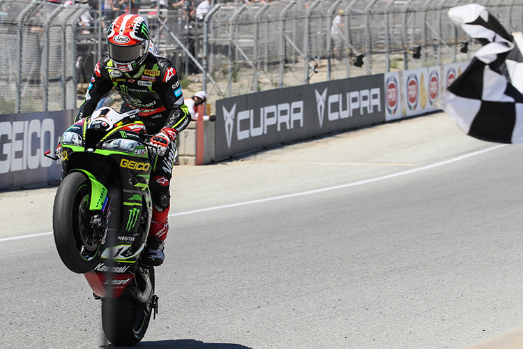 Jonathan Rea ist mit vier Siegen der erfolgreichste Fahrer in Laguna Seca