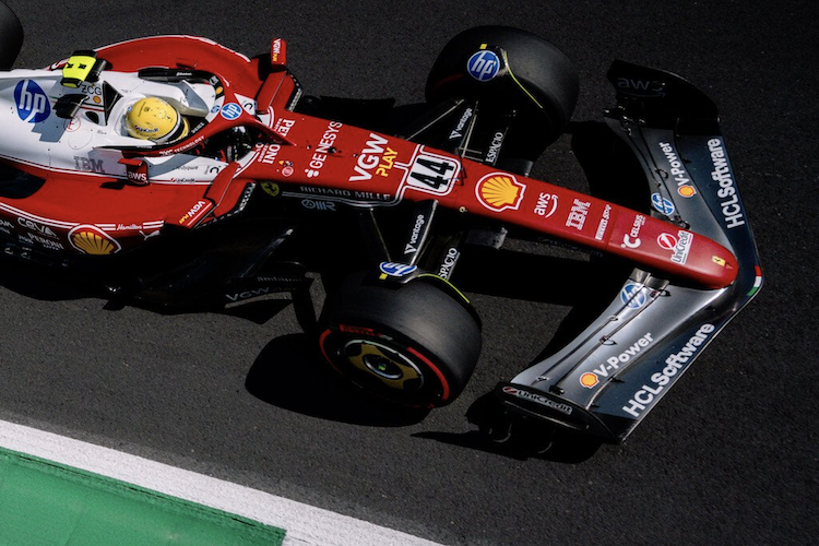 Lewis Hamilton in Monza