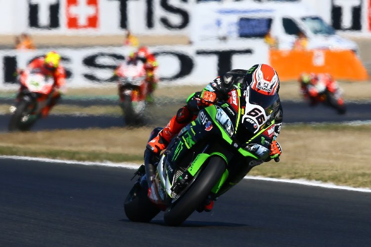 Tom Sykes fuhr auch im zweiten Rennen gute Rundenzeiten