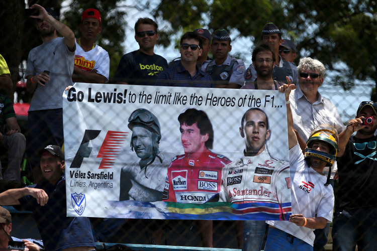 Lewis Hamilton hat in Brasilien viel Fans, aber den Sieg erneut verpasst