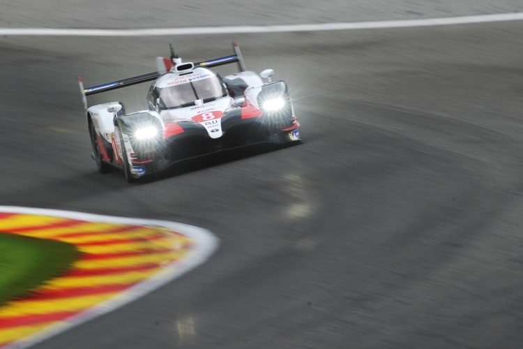 Der Toyota TS050 Hybrid wird in Spa-Francorchamps wieder langsamer gemacht