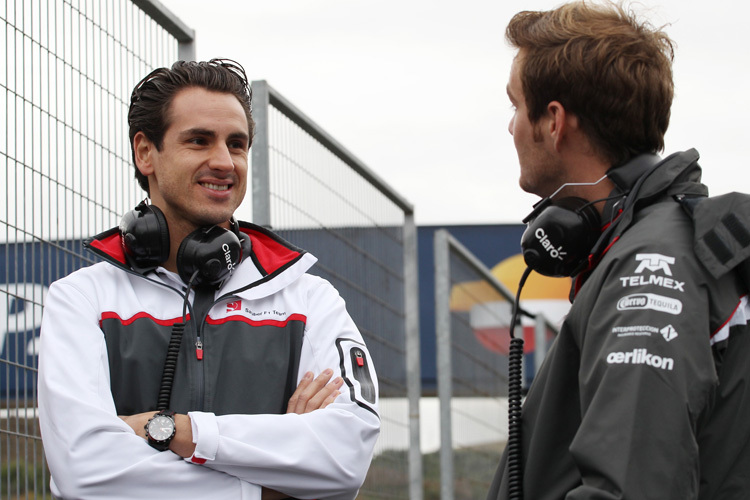 Adrian Sutil mit Giedo van der Garde: Kein Platz bei Sauber