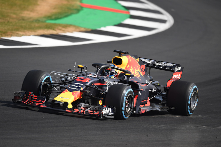 Daniel Ricciardo im ersten Training zum Silverstone-GP