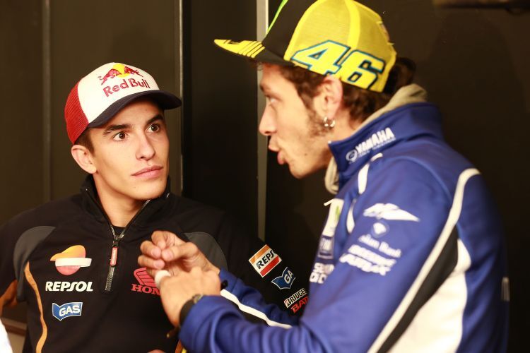 Márquez und Rossi