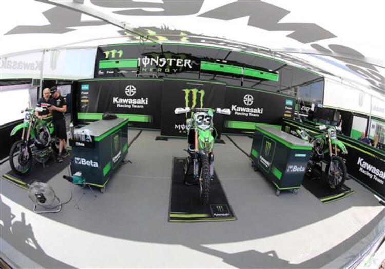 Kawasaki ist in der MXGP 2019 vom Pech verfolgt