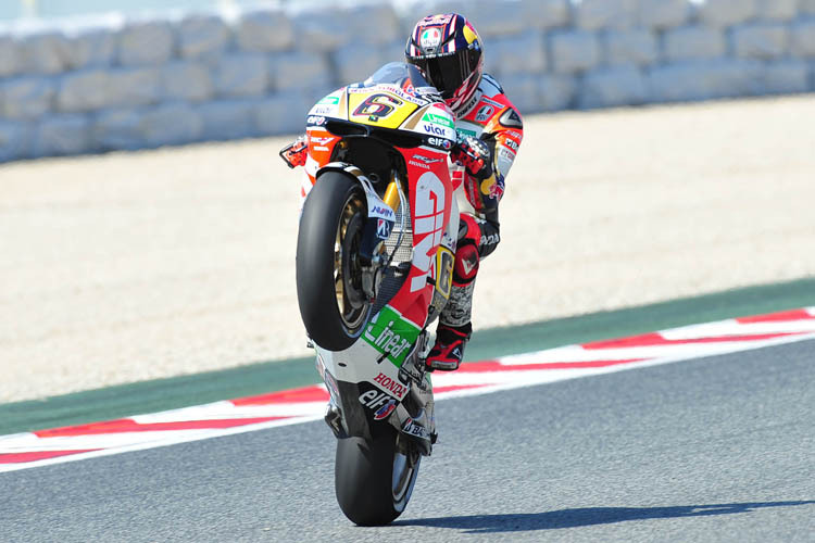 Stefan Bradl nach dem ersten Barcelona-Training