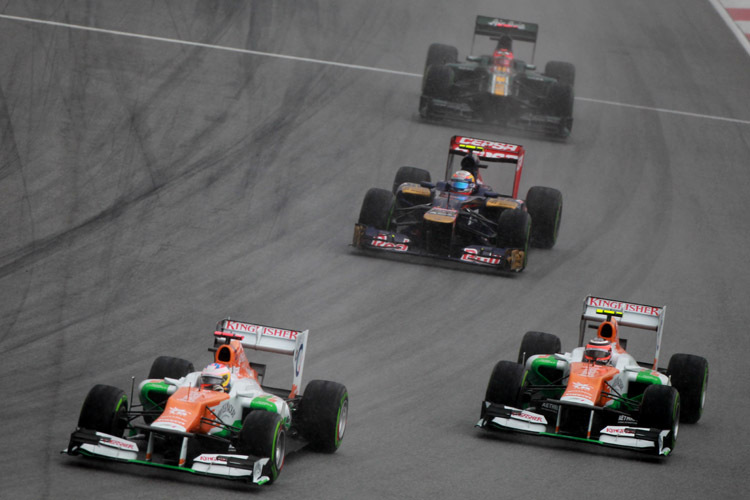 Di Resta und Hülkenberg in Malaysia