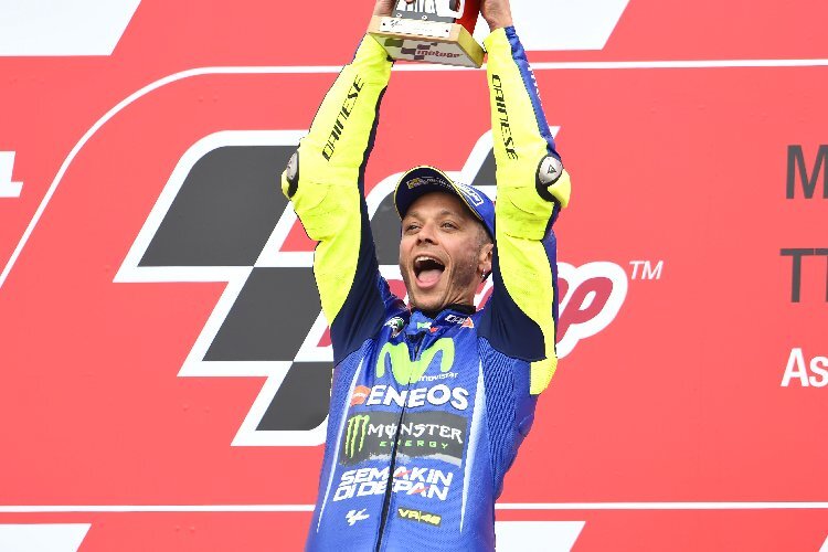 Wann sehen wir Valentino Rossi wieder so jubeln?