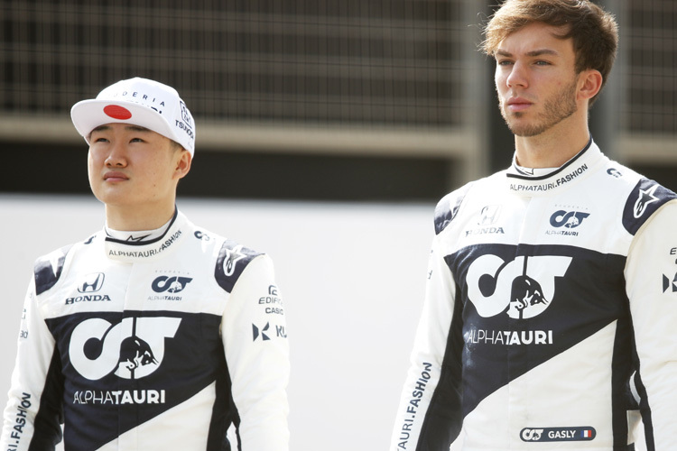 Yuki Tsunoda und Pierre Gasly