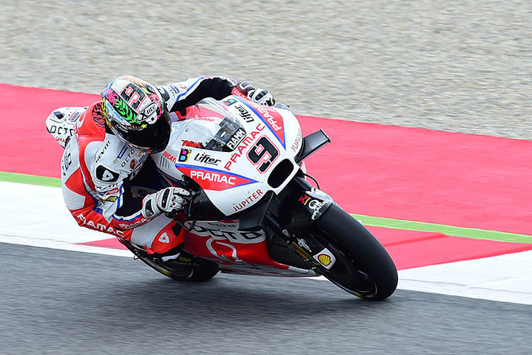 Danilo Petrucci auf seiner Ducati GP15 in Mugello