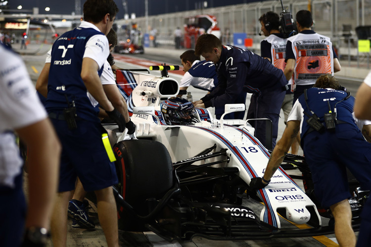 Lance Stroll hielt es im Williams kaum mehr aus