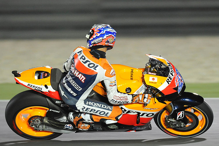 Casey Stoner fuhr die klare Bestzeit