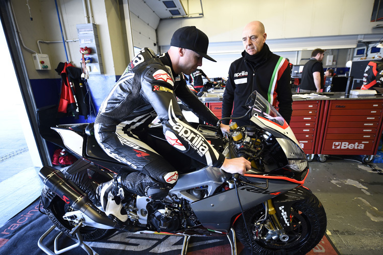 Michael Laverty während des Jerez-Tests